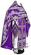 Russian Priest vestments - metallic brocade BG4 (violet-silver)