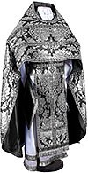 Russian Priest vestments - metallic brocade BG5 (black-silver)