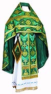 Russian Priest vestments - rayon brocade S2 (green-gold)