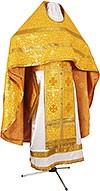 Russian Priest vestments - rayon brocade S3 (yellow-gold)