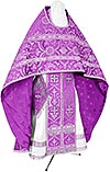 Russian Priest vestments - rayon brocade S4 (violet-silver)