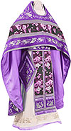 Embroidered Russian Priest vestments - Chrysanthemum (violet-silver)