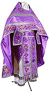 Embroidered Russian Priest vestments - Eden Birds (violet-silver)