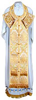 Epitrakhilion set - metallic brocade BG1 (white-gold)