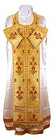 Epitrakhilion set - metallic brocade BG5 (yellow-gold)