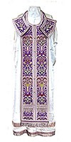 Epitrakhilion set - metallic brocade BG6 (violet-silver)