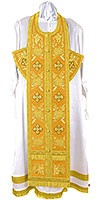 Embroidered Epitrakhilion set - Iris (yellow-gold)