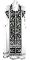 Embroidered Epitrakhilion set - Iris (black-silver)