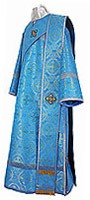 Deacon vestments - metallic brocade B (blue-gold)