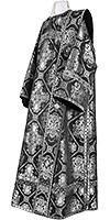 Deacon vestments - metallic brocade B (black-silver)