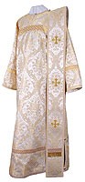 Deacon vestments - metallic brocade BG1 (white-gold)