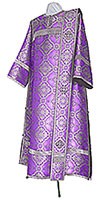 Deacon vestments - metallic brocade BG2 (violet-silver)
