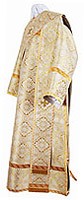 Deacon vestments - metallic brocade BG2 (white-gold)