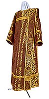 Deacon vestments - metallic brocade BG6 (claret-gold)