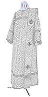 Deacon vestments - metallic brocade BG5 (white-silver)