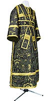 Subdeacon vestments - metallic brocade BG2 (black-gold)