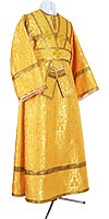 Subdeacon vestments - metallic brocade BG2 (yellow-claret-gold)