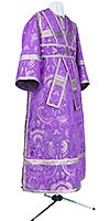 Subdeacon vestments - metallic brocade BG2 (violet-silver)