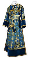 Subdeacon vestments - metallic brocade BG3 (blue-gold)