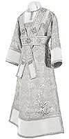 Subdeacon vestments - metallic brocade BG3 (white-silver)