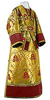 Subdeacon vestments - metallic brocade BG4 (yellow-claret-gold)