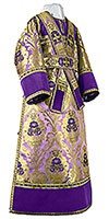 Subdeacon vestments - metallic brocade BG4 (violet-gold)