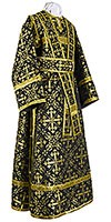 Subdeacon vestments - rayon brocade S2 (black-gold)