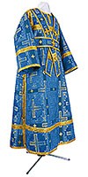 Subdeacon vestments - rayon brocade S3 (blue-gold)
