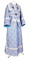 Subdeacon vestments - rayon brocade S3 (blue-silver)