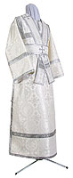 Subdeacon vestments - rayon brocade S3 (white-silver)