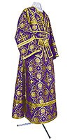 Subdeacon vestments - rayon brocade S4 (violet-gold)