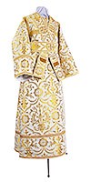 Subdeacon vestments - rayon brocade S4 (white-gold)
