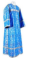 Clergy stikharion - metallic brocade B (blue-silver)