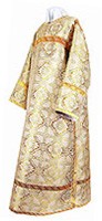 Clergy stikharion - metallic brocade BG2 (white-gold)