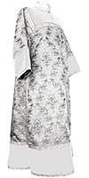 Clergy stikharion - metallic brocade BG2 (white-silver)