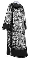 Clergy stikharion - metallic brocade BG3 (black-silver)