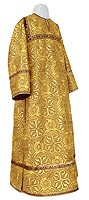Clergy stikharion - rayon brocade S3 (yellow-claret-gold)