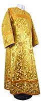 Clergy stikharion - rayon brocade S2 (yellow-claret-gold)