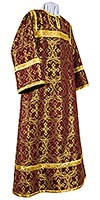 Altar server stikharion - metallic brocade B (claret-gold)