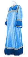 Altar server stikharion - metallic brocade BG3 (blue-silver)