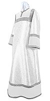 Altar server stikharion - metallic brocade BG5 (white-silver)