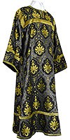 Altar server stikharion - rayon brocade S2 (black-gold)