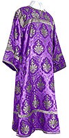 Altar server stikharion - rayon brocade S2 (violet-silver)