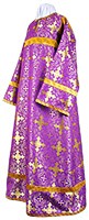 Altar server stikharion - rayon brocade S3 (violet-gold)