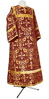 Altar server stikharion - rayon brocade S4 (claret-gold)