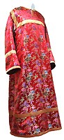 Child stikharion (alb) - rayon Chinese brocade (red-gold)
