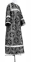 Child stikharion (alb) - metallic brocade BG3 (black-silver)