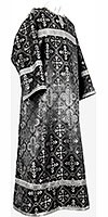 Child stikharion (alb) - rayon brocade S4 (black-silver)