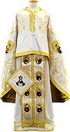 Greek Priest vestments - Apostle Tree white/gold