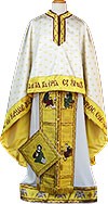 Greek Priest vestments - Christ on the Throne - white